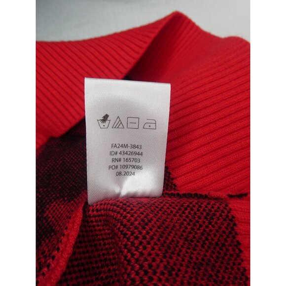 Calligraphie Women's Red Black Dog Sweater XL - Picture 7 of 8